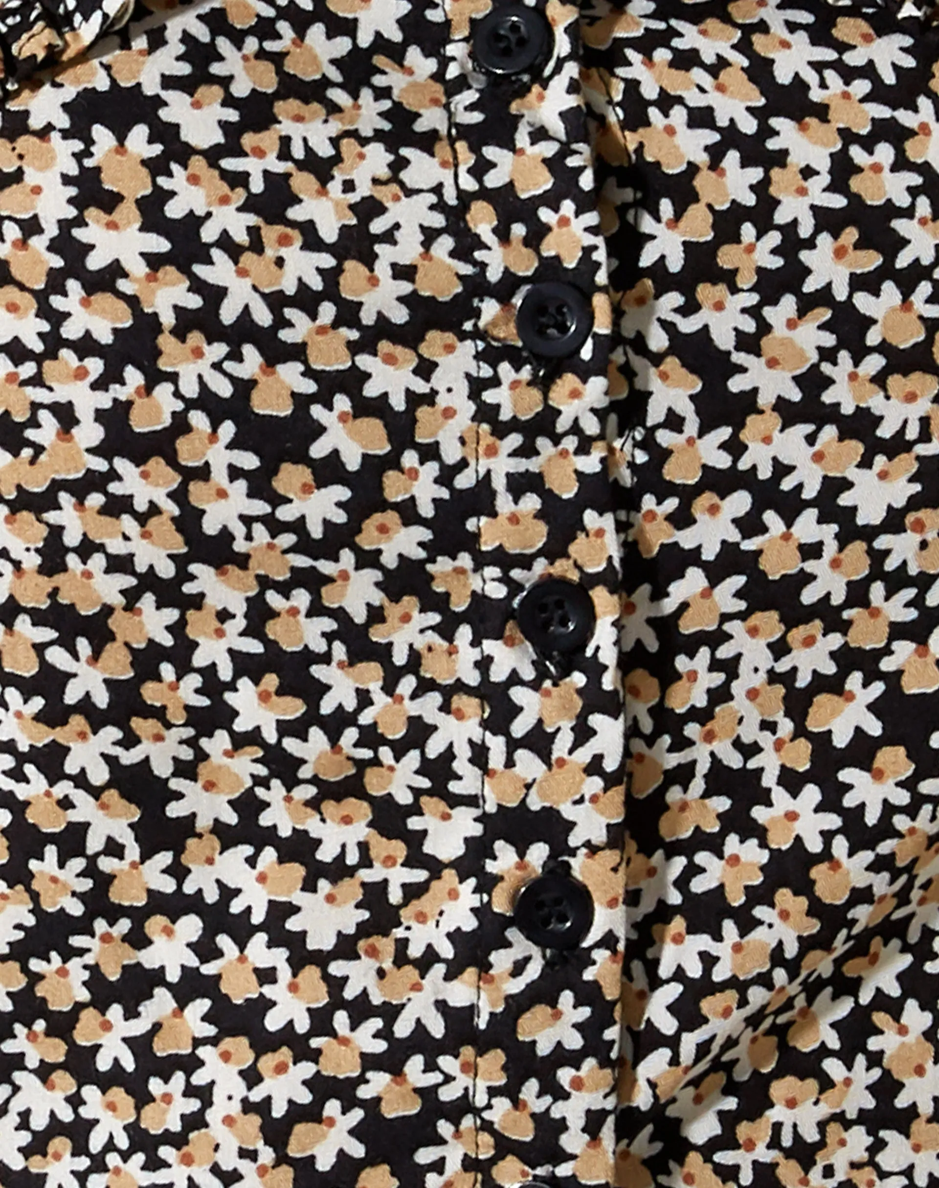 Tucci Top in Spring Fling Floral Black sold by Motel Rocks product image thumbnail 5