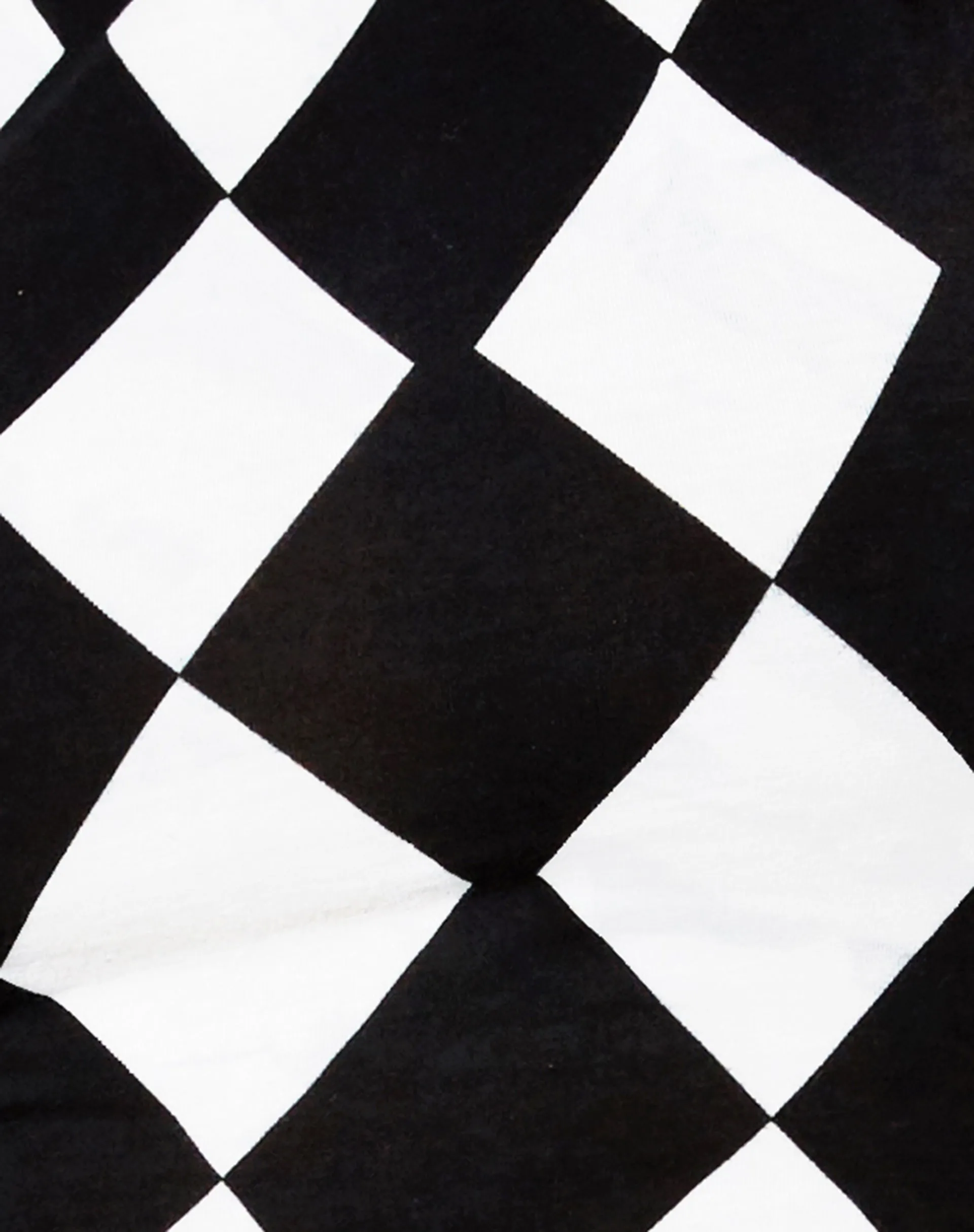 Sude Crop Top in Harlequin Black and White sold by Motel Rocks product image thumbnail 5