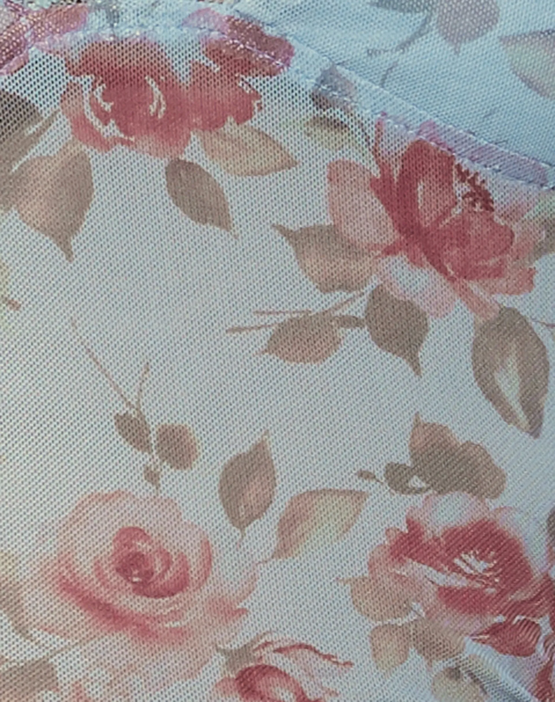 Yenika Crop Top in Rosa Powder Blue sold by Motel Rocks product image thumbnail 5