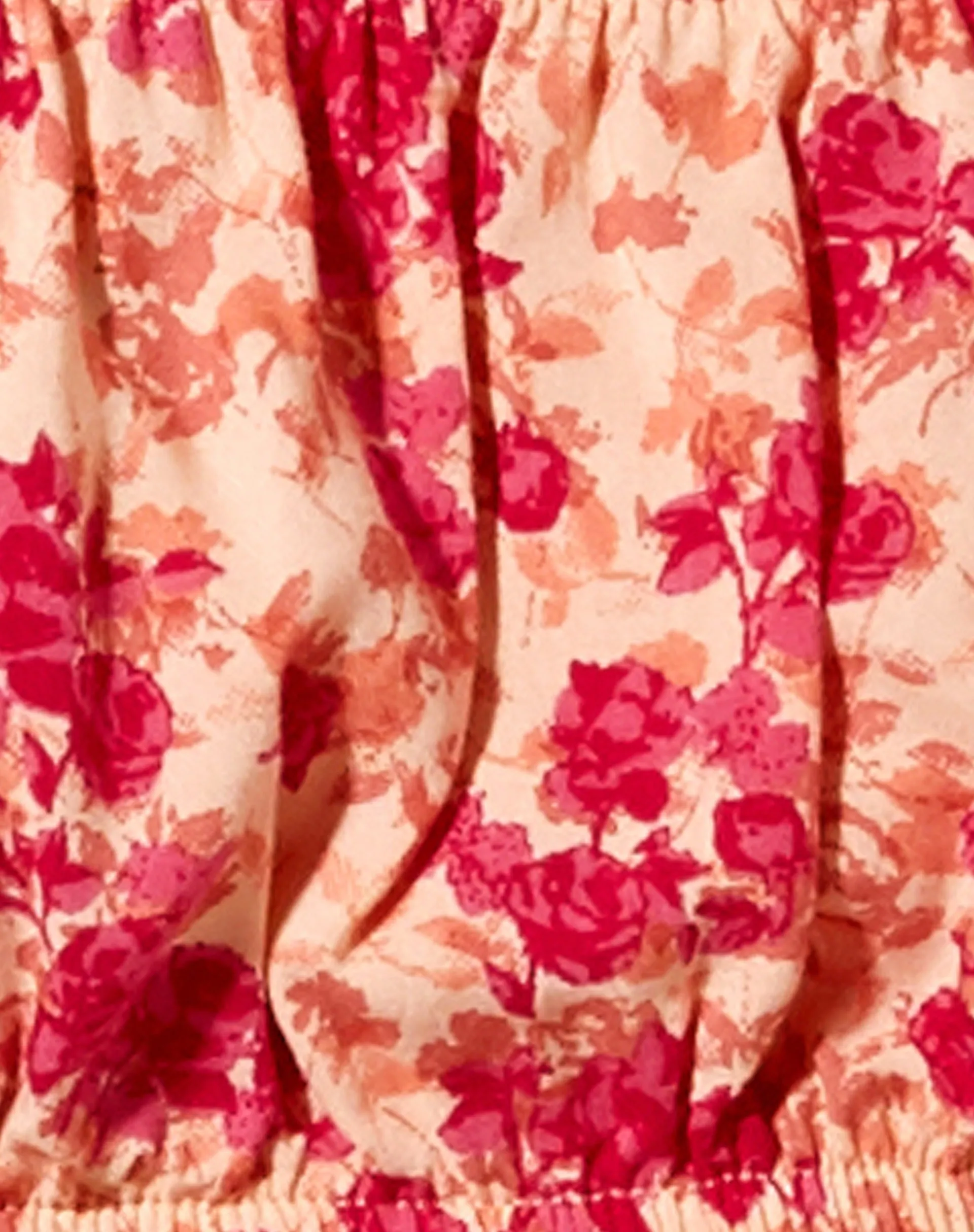 Hepsie Bralette Top in Dark Wild Flower Cantaloupe sold by Motel Rocks product image thumbnail 3