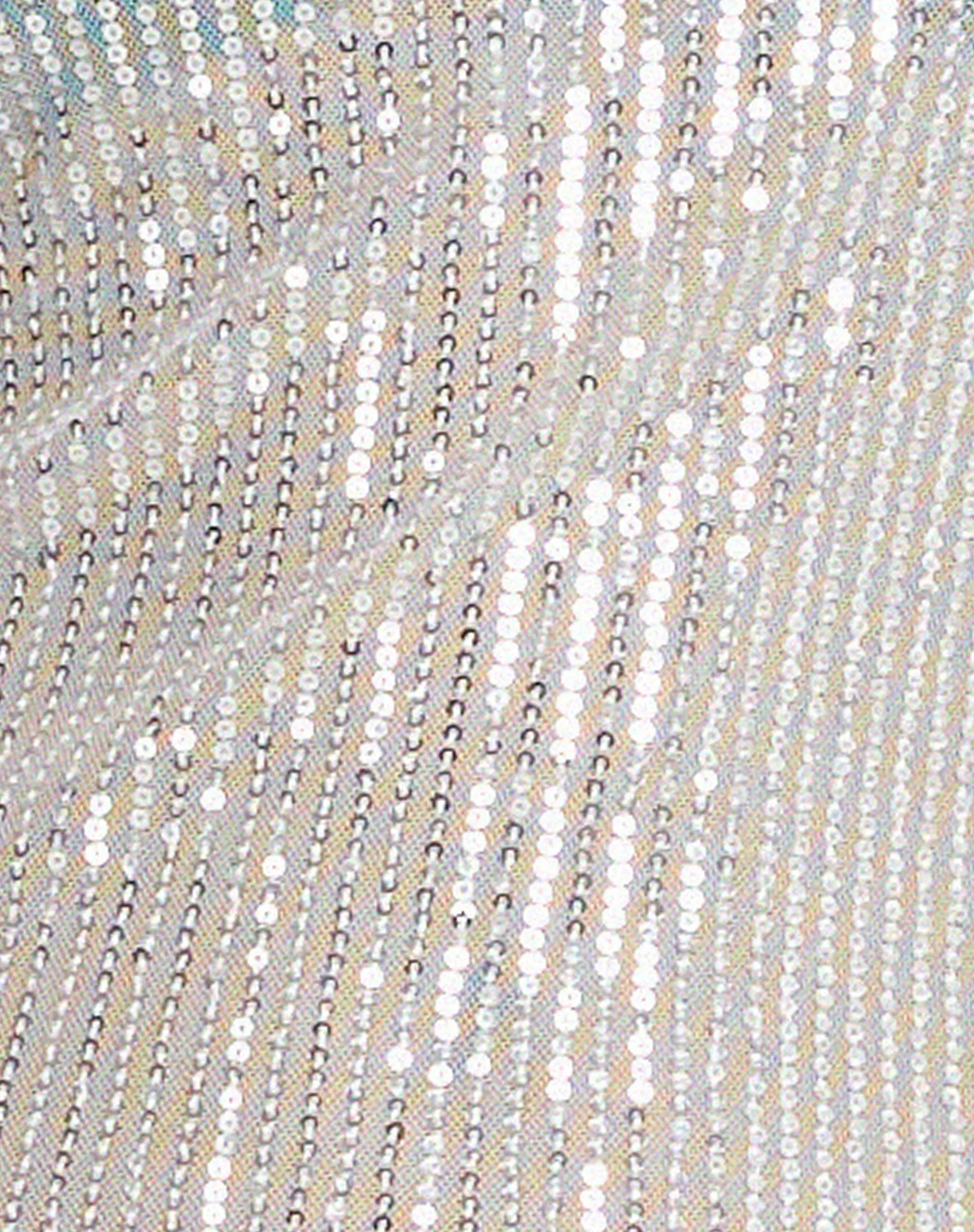 Bidelia Dress in Sequin Silver sold by Motel Rocks product image thumbnail 4