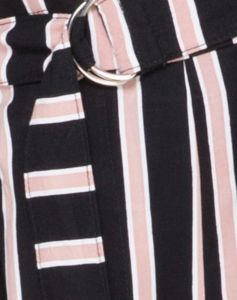 Majustie Trouser in Formal Stripe sold by Motel Rocks
