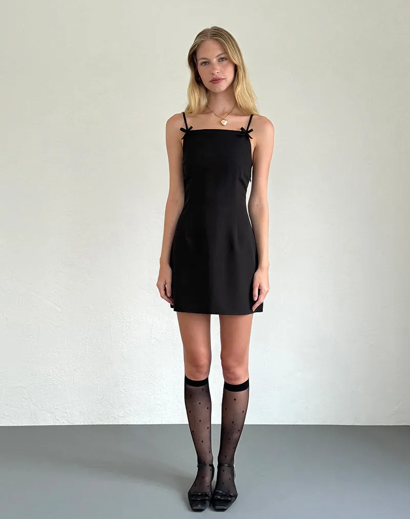 Aketi Mini Dress in Black sold by Motel Rocks product image thumbnail 3