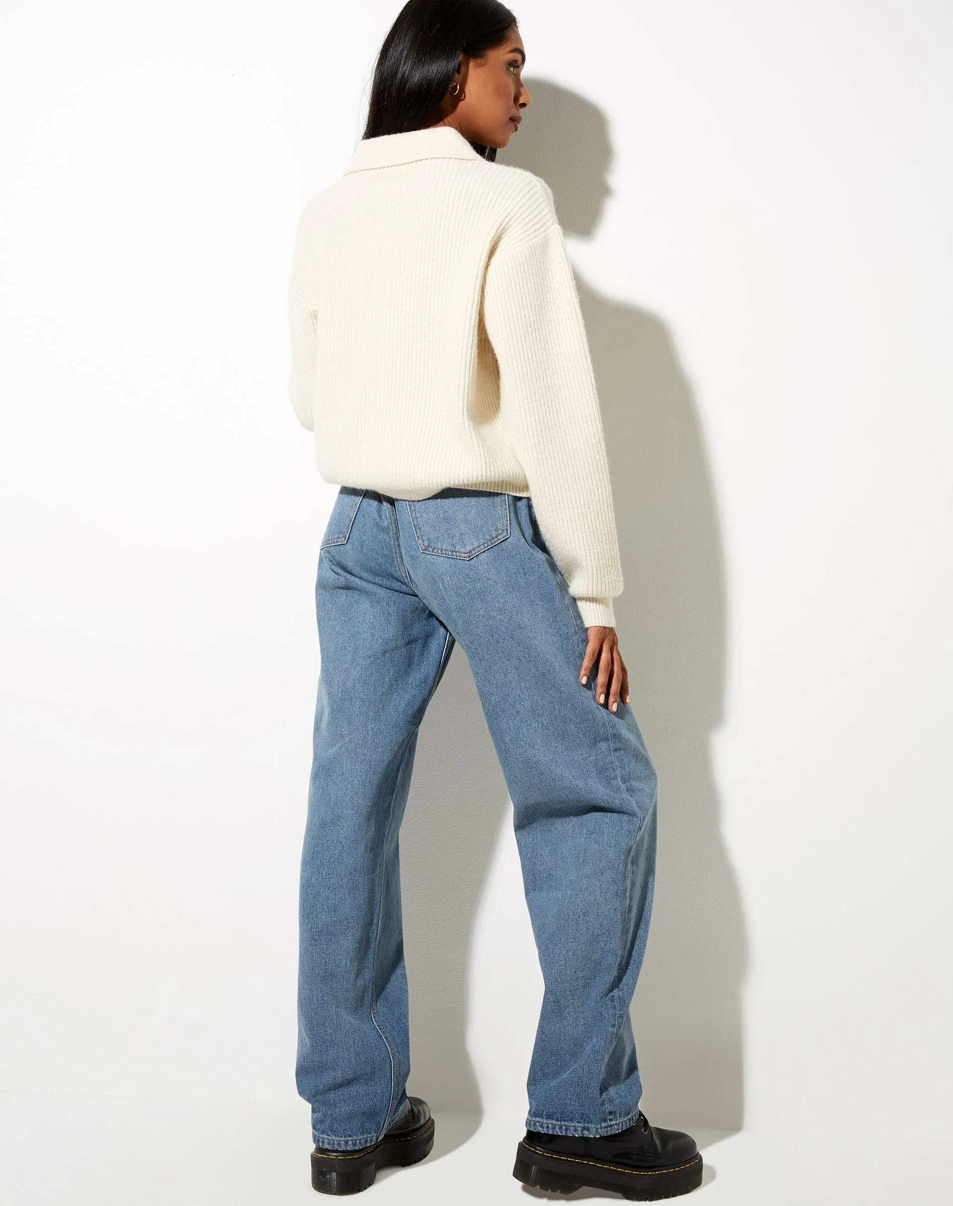 Topan Cardi in Ivory sold by Motel Rocks product image thumbnail 4