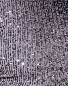 Tasya Crop Top in Drape Sequin Silver sold by Motel Rocks