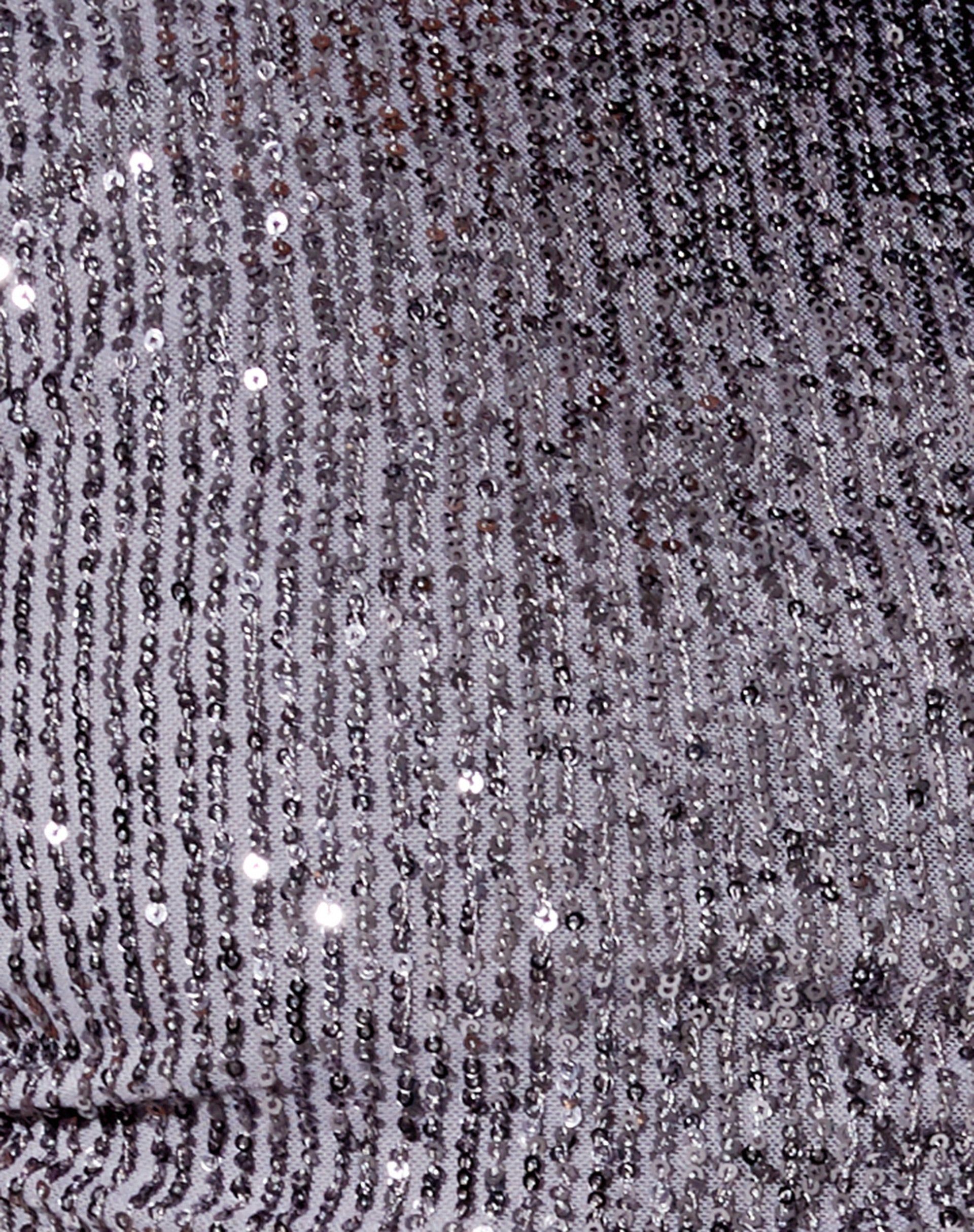 Tasya Crop Top in Drape Sequin Silver sold by Motel Rocks product image thumbnail 5