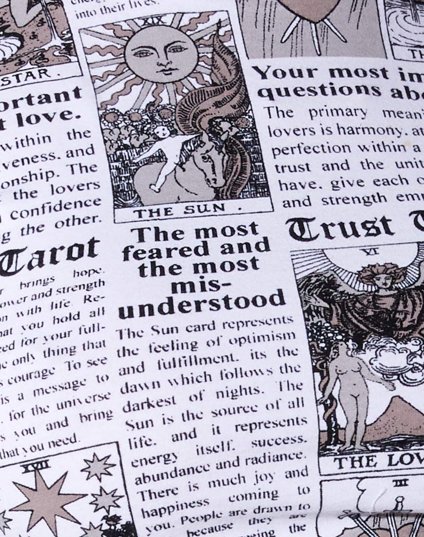 Quelia Crop Top in Tarot sold by Motel Rocks product image thumbnail 5