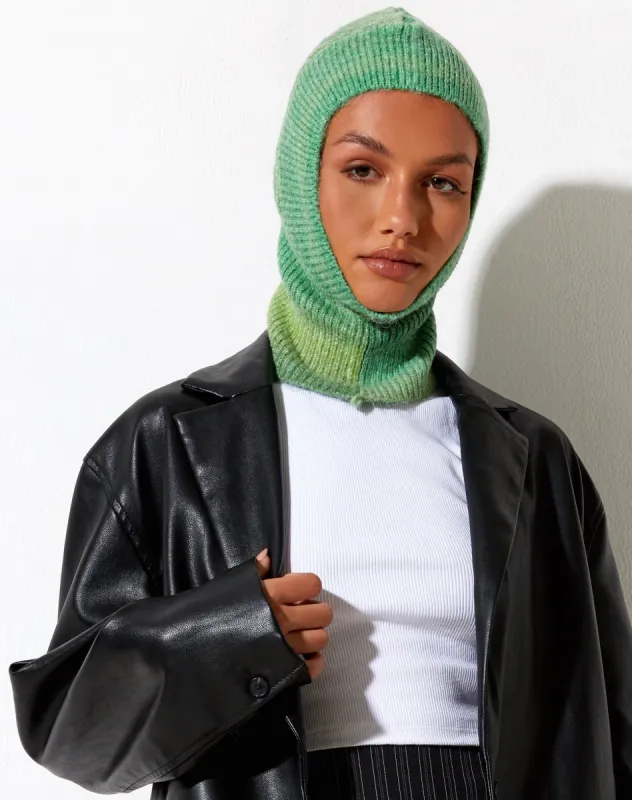 Hato Balaclava in Green sold by Motel Rocks