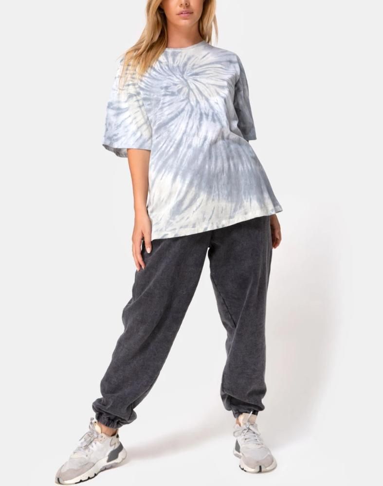 Maxi Tee in Grey Tie Dye sold by Motel Rocks product image thumbnail 4