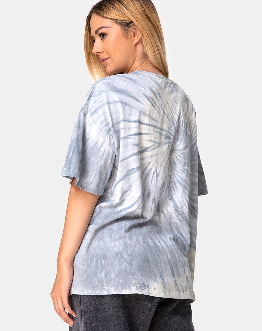 Maxi Tee in Grey Tie Dye sold by Motel Rocks product image thumbnail 3