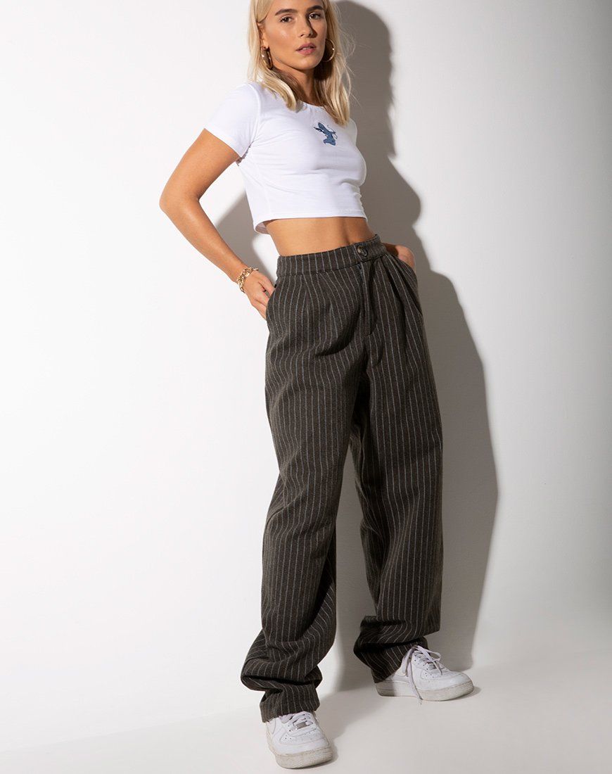 Tindy Crop Top in White Cupid Embro sold by Motel Rocks product image thumbnail 2