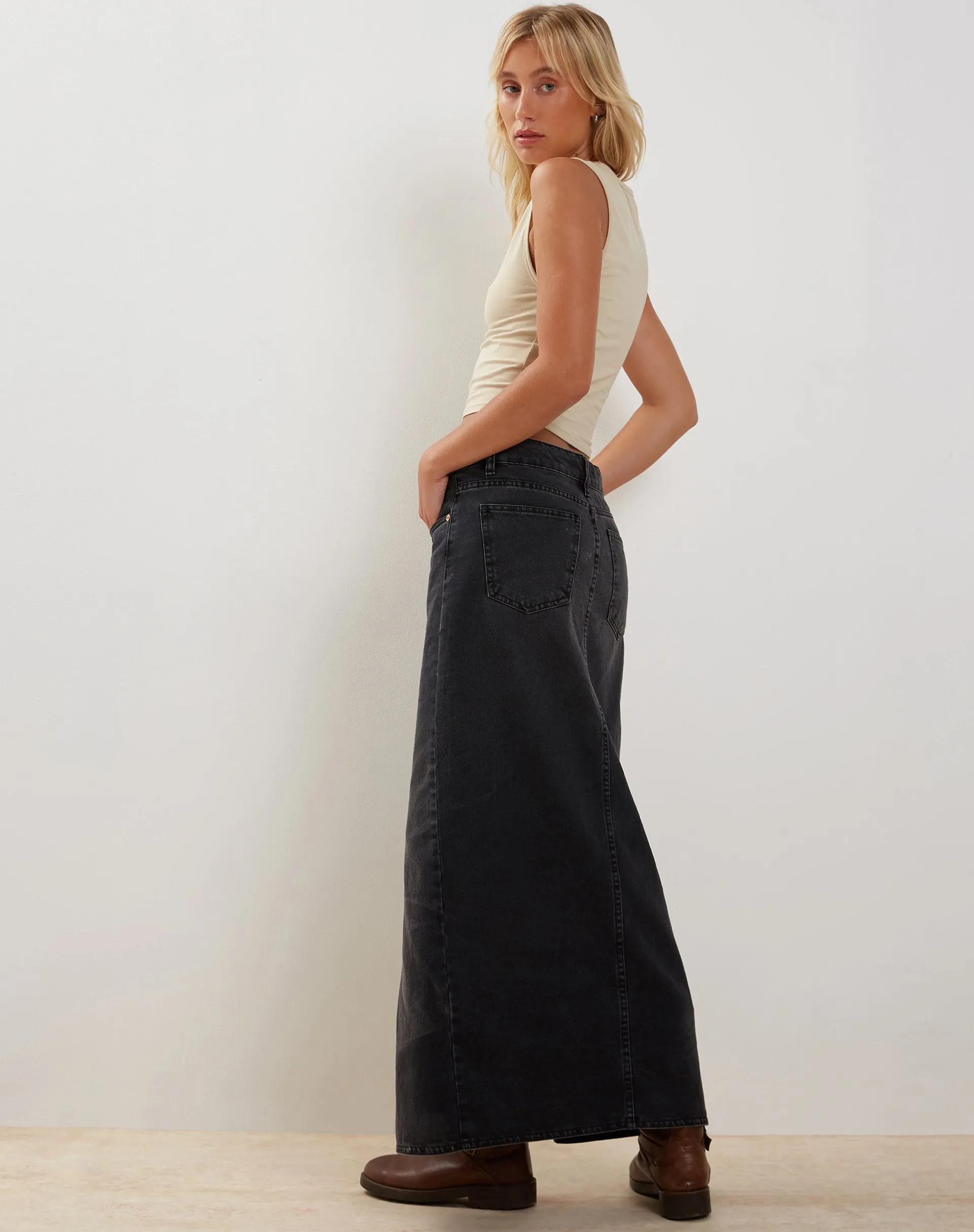 Monlo Vest Top in Coconut Milk sold by Motel Rocks product image thumbnail 4