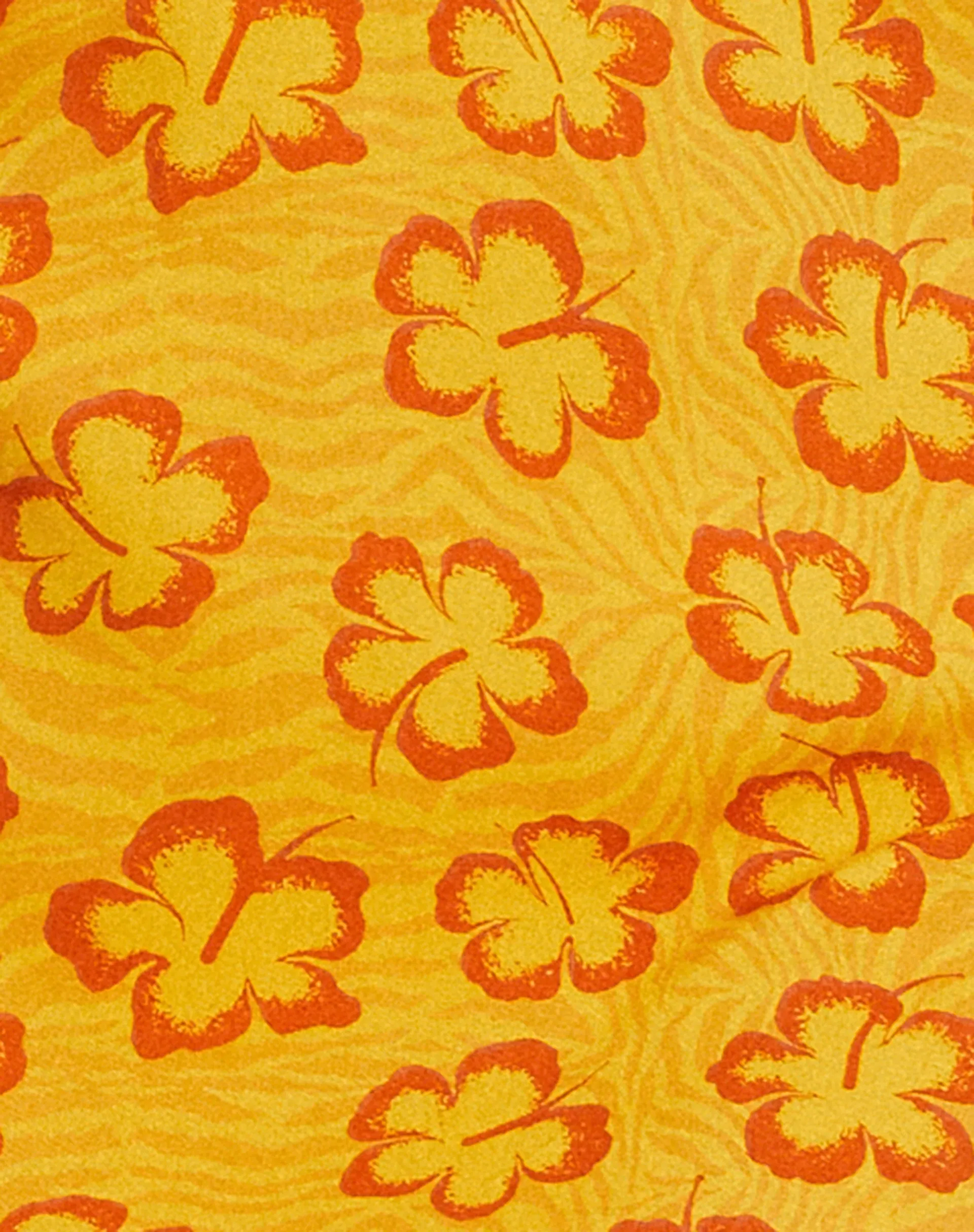 MOTEL X BARBARA Shema Mini Skirt in Hibiscus Zebra Orange sold by Motel Rocks product image thumbnail 5