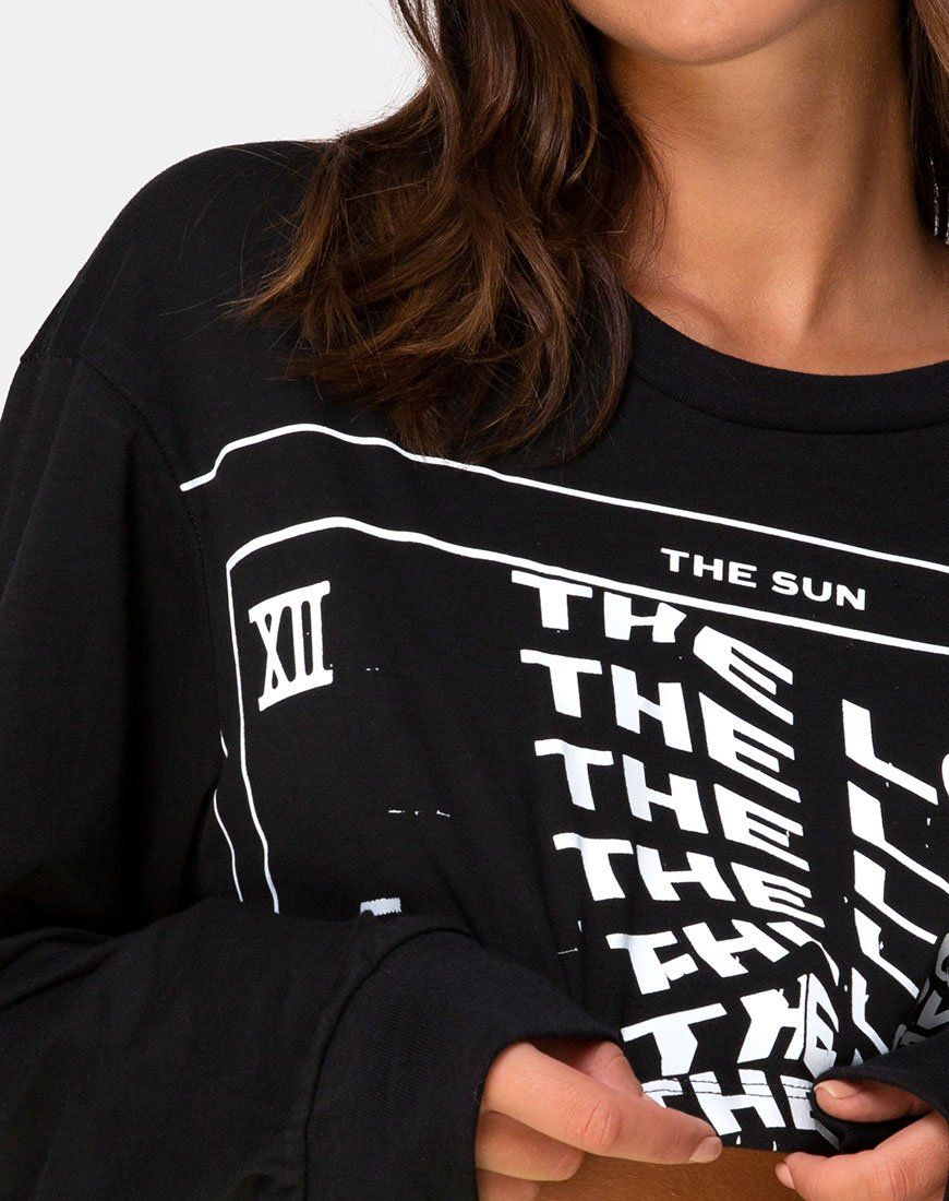 Gocea Crop Top in The Sun, Lovers and Soul sold by Motel Rocks product image thumbnail 5