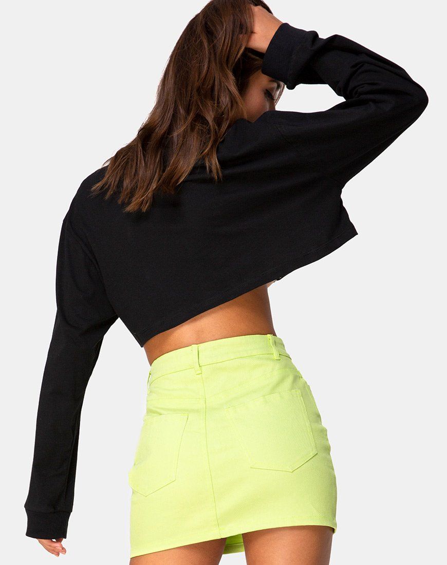 Gocea Crop Top in The Sun, Lovers and Soul sold by Motel Rocks product image thumbnail 2
