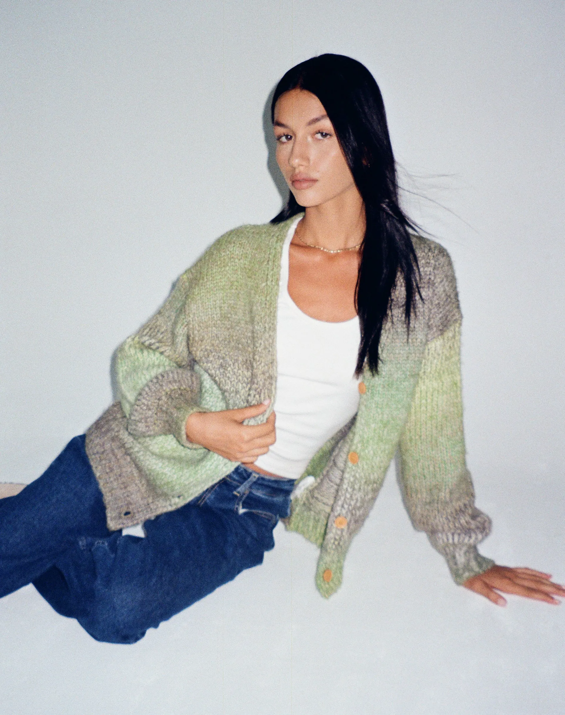 Uriela Cardi in Pastel Green sold by Motel Rocks