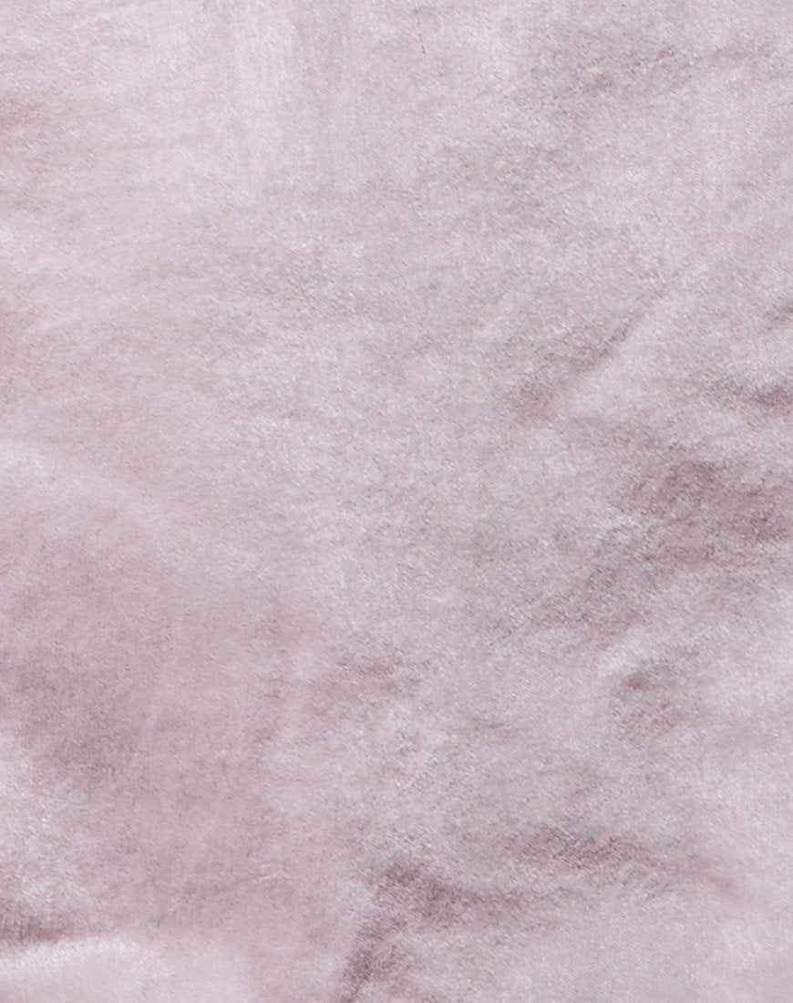 Shenka Mini Skirt in Satin Silver Grey sold by Motel Rocks product image thumbnail 5