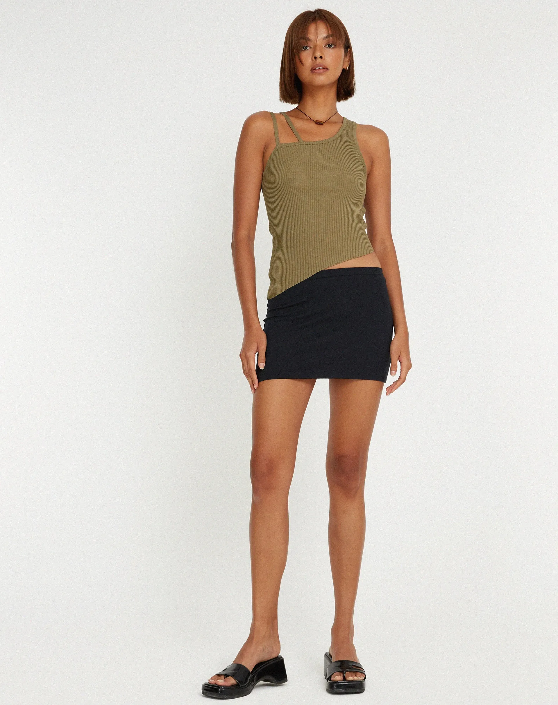 Lanica Top in Olive sold by Motel Rocks product image thumbnail 3