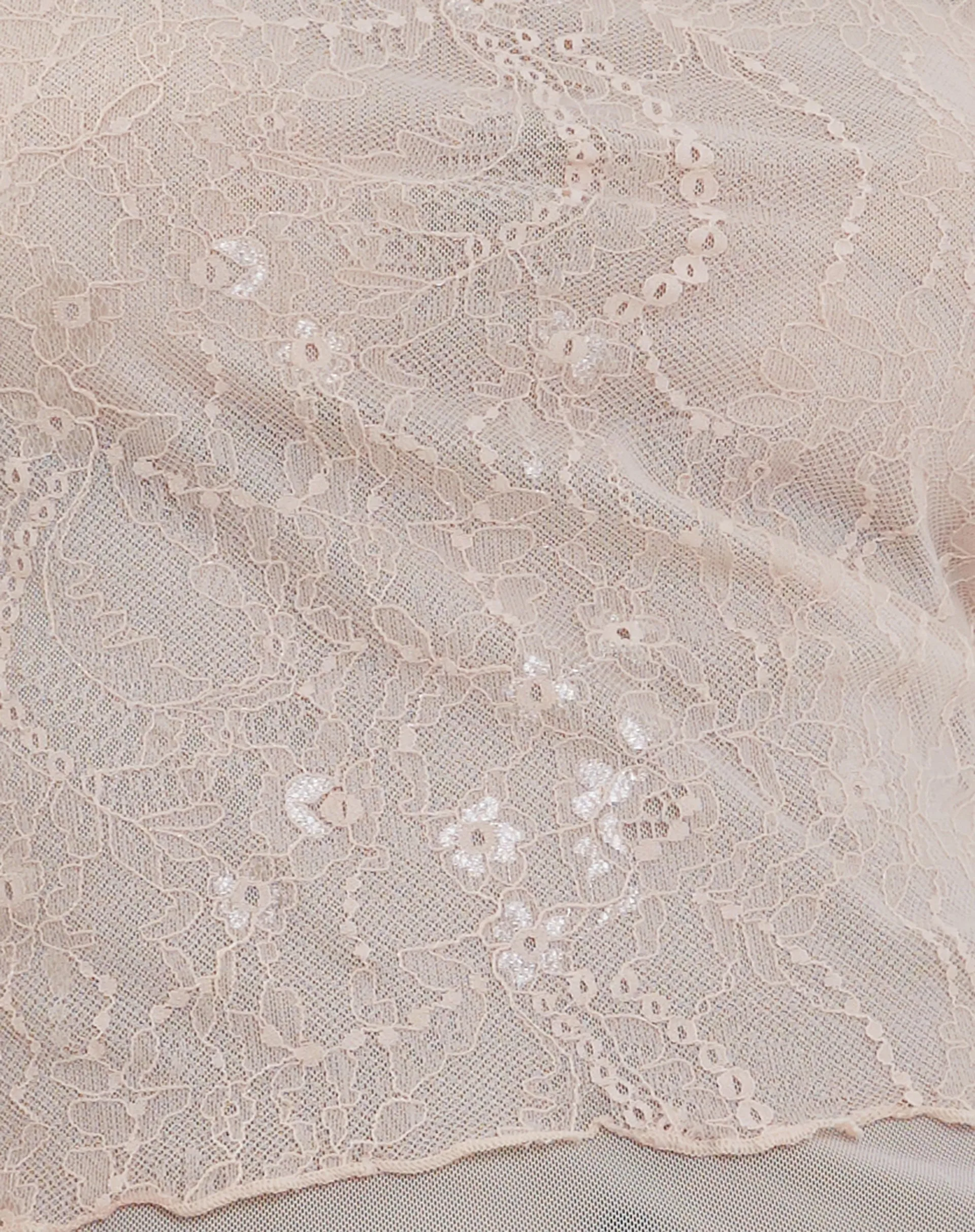 Rory Long Sleeve Lace Top in Pink sold by Motel Rocks product image thumbnail 5