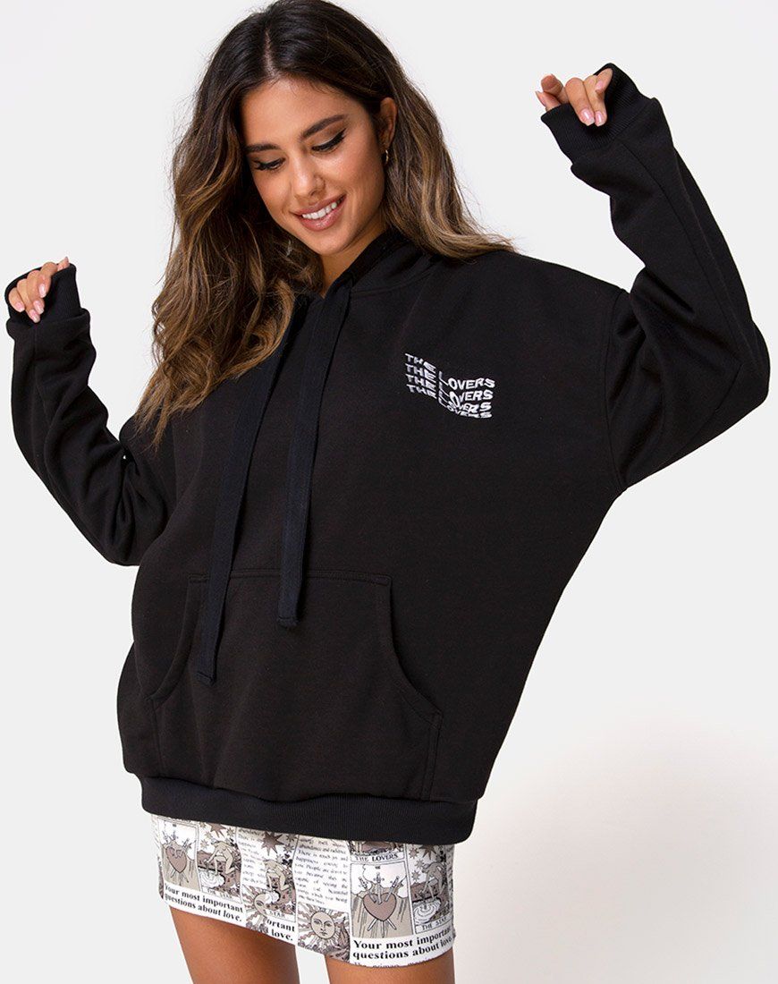 Oversize Hoody in The Sun, Lover and Soul sold by Motel Rocks product image thumbnail 2