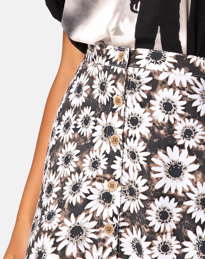 Andrea Mini Skirt in Dyed Daisy sold by Motel Rocks product image thumbnail 5