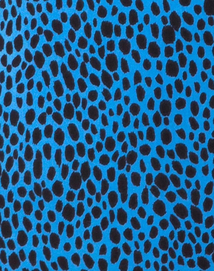 Cinelle Dress in Wild Cat Blue sold by Motel Rocks product image thumbnail 5