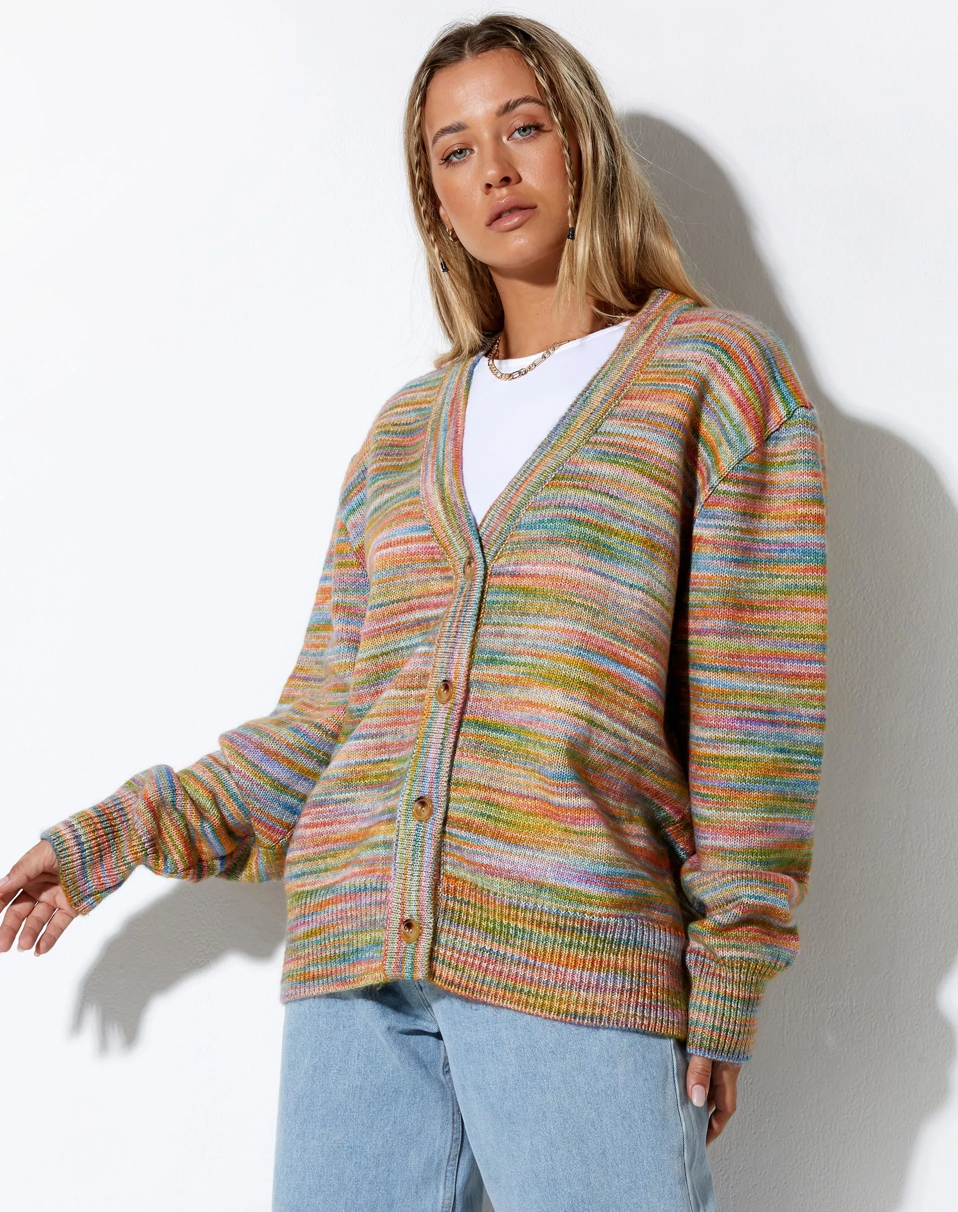 Uriela Cardi in Space Dye sold by Motel Rocks product image thumbnail 3