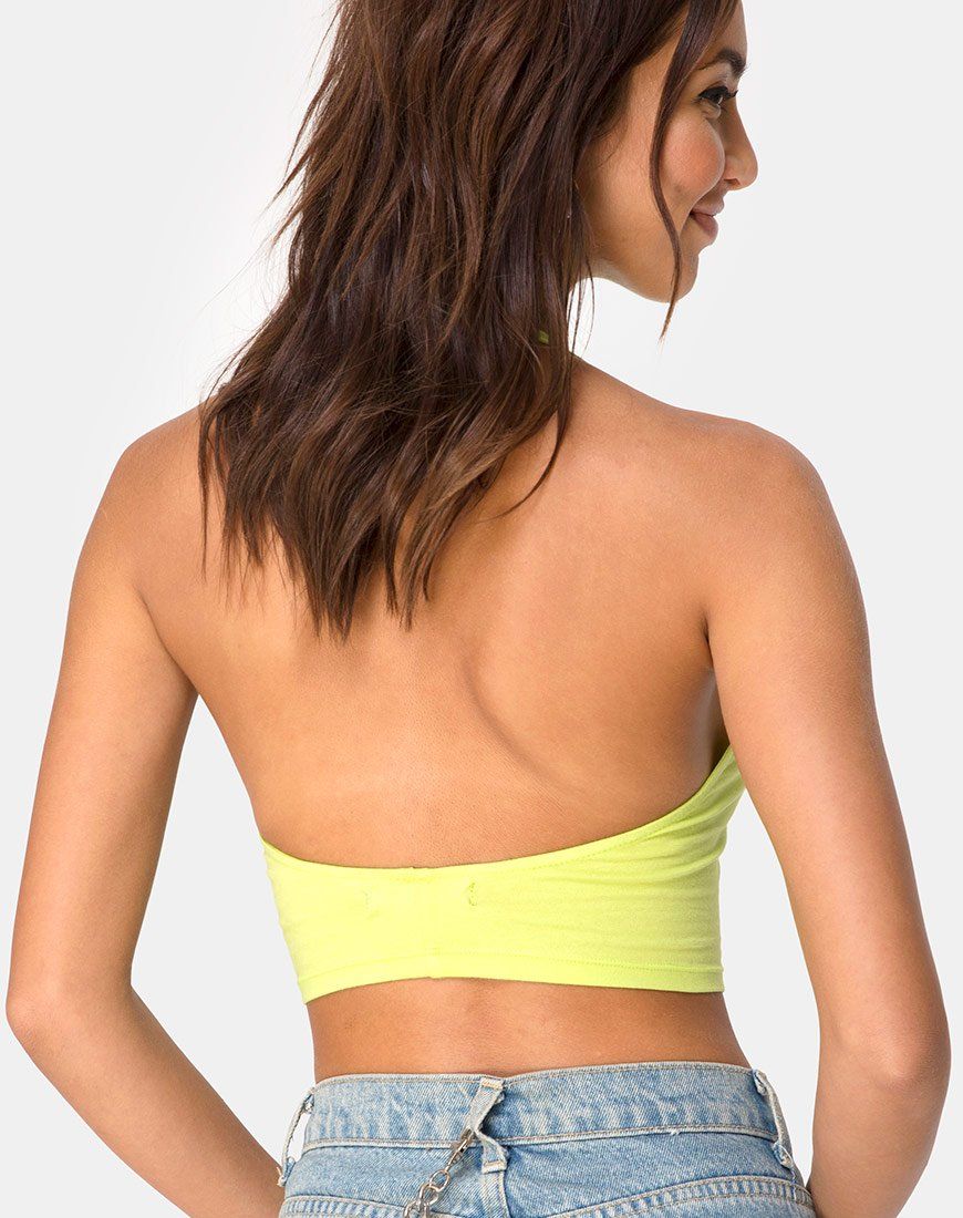 Lini Crop Top in Lime sold by Motel Rocks product image thumbnail 2