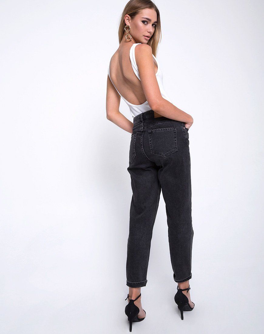 Pina Bodice in Multi Rib Ivory sold by Motel Rocks product image thumbnail 4