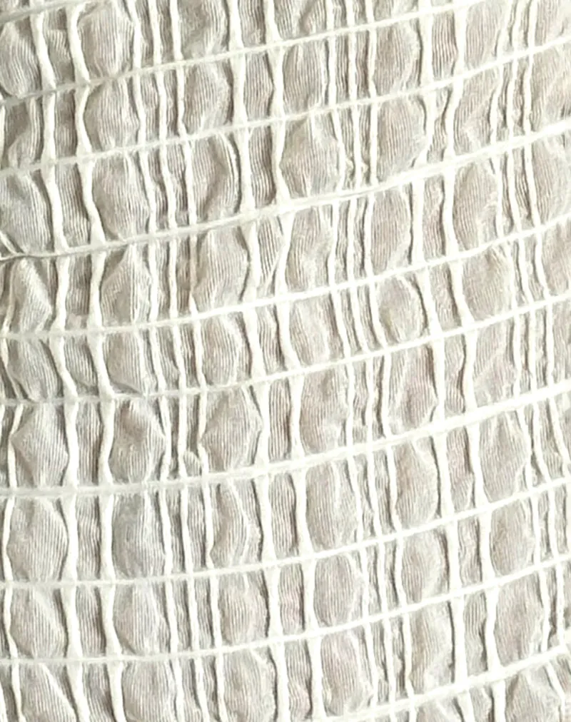 Etta Textured Mesh Top in Butter Yellow sold by Motel Rocks product image thumbnail 5