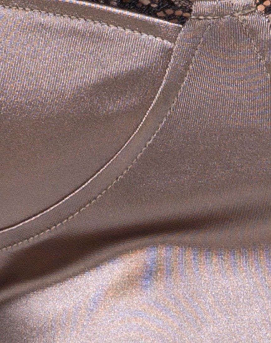 Lesty Bodycon Dress in Warm Steel sold by Motel Rocks product image thumbnail 5