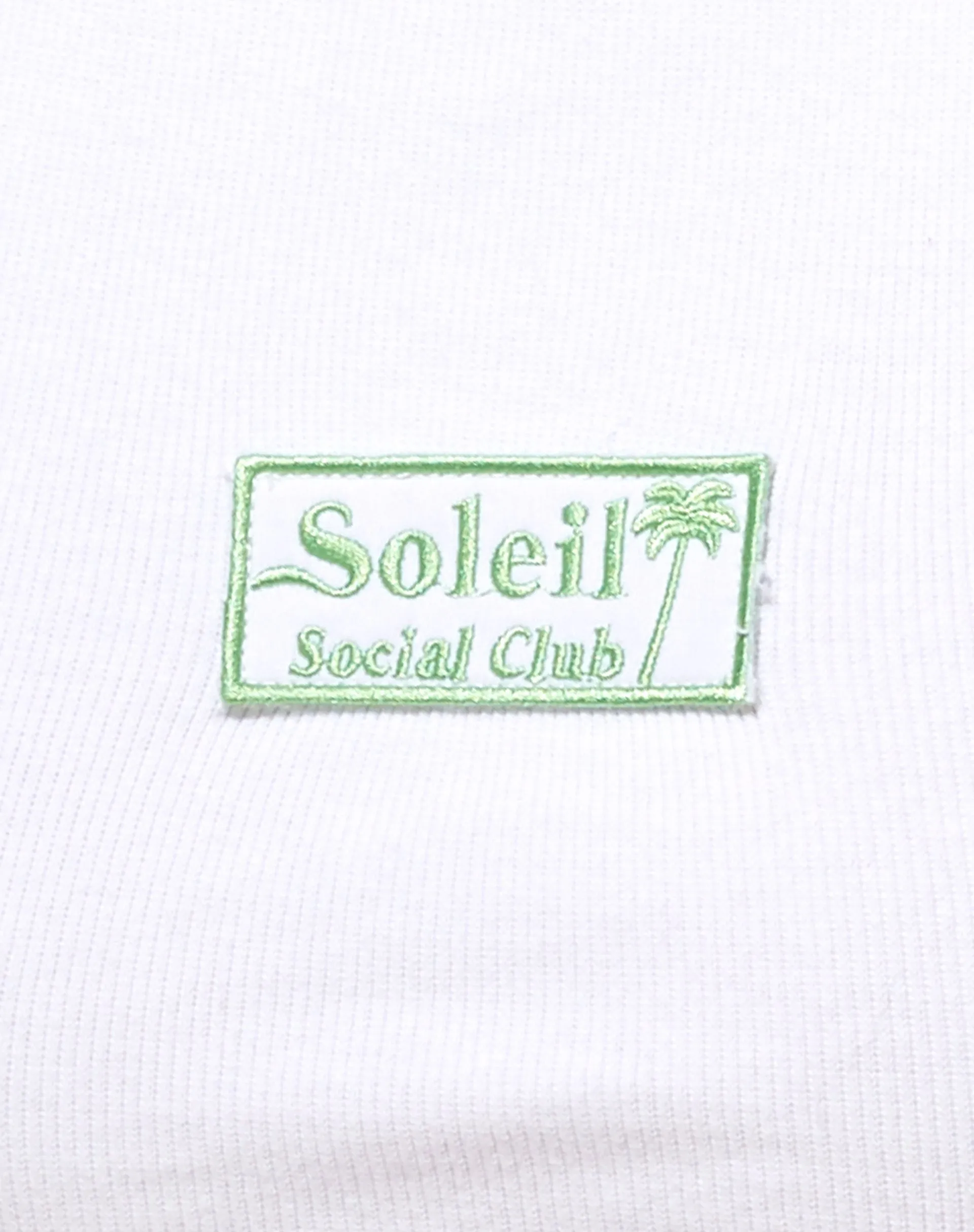 Vyas Pant in Rib White Soleil Label Embro sold by Motel Rocks product image thumbnail 5