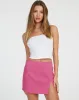 Pelma Mini Skirt in Neon Pink sold by Motel Rocks