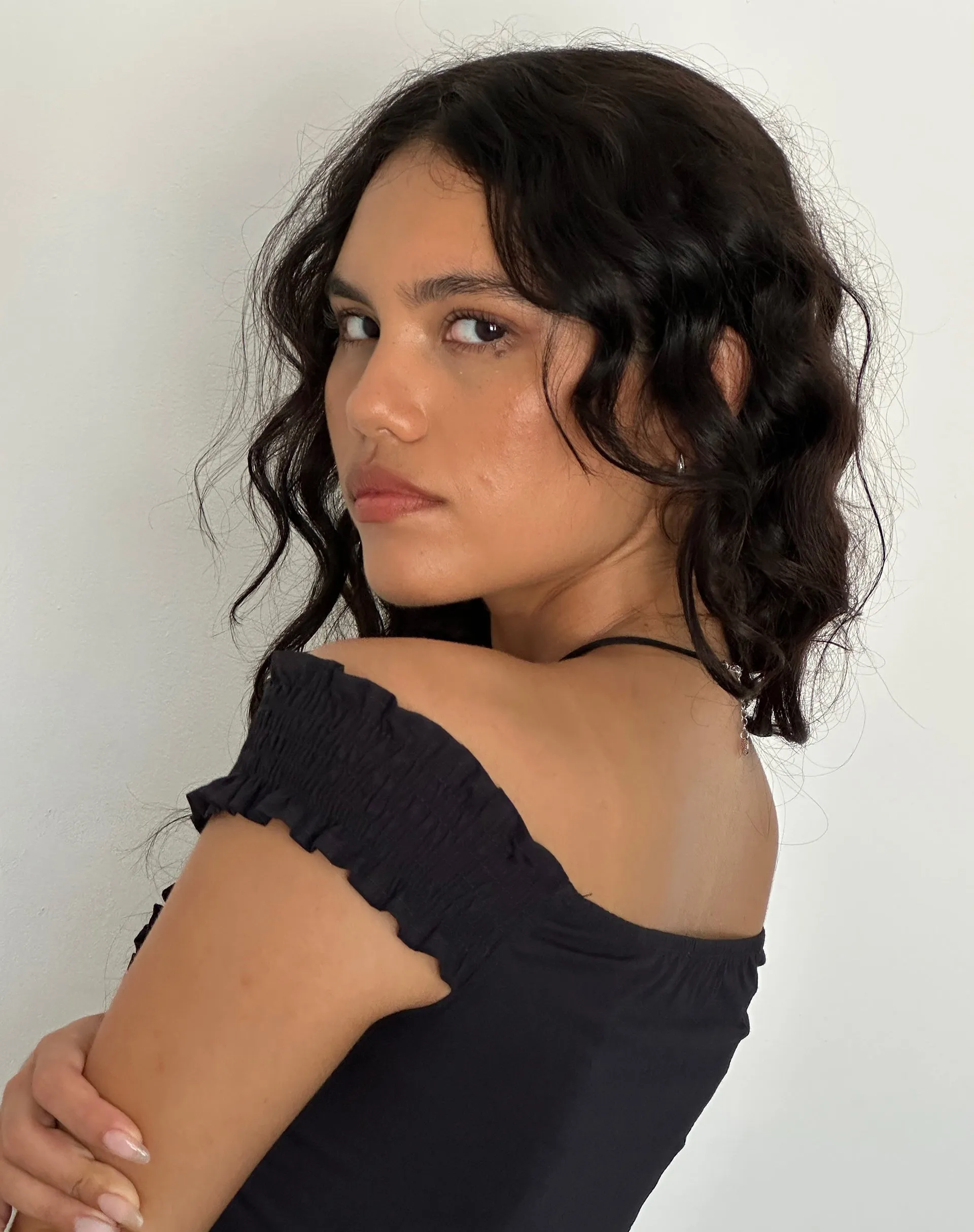 Alderidge Bardot Corset Top in Black sold by Motel Rocks product image thumbnail 4