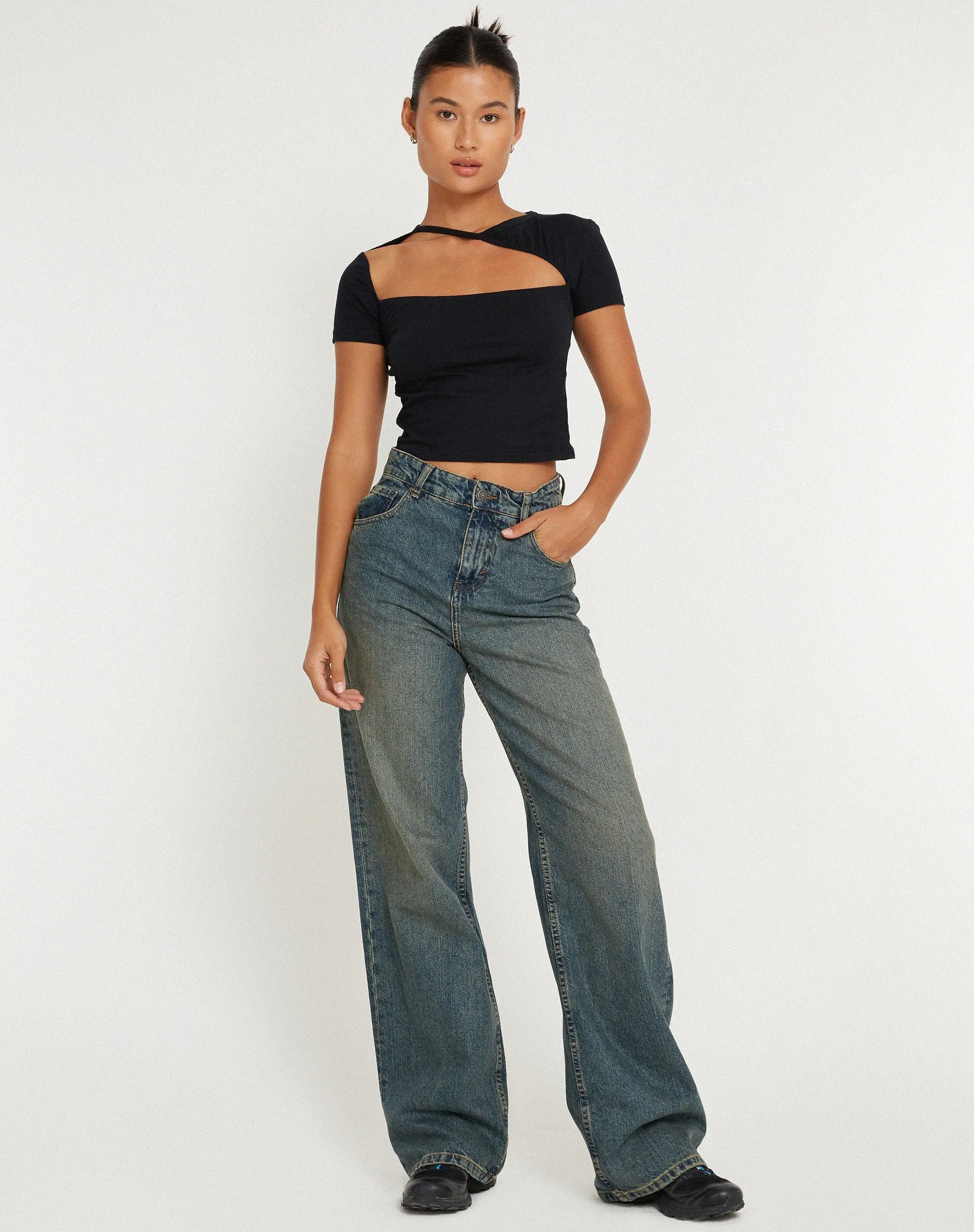 Desiree Top in Black sold by Motel Rocks product image thumbnail 4