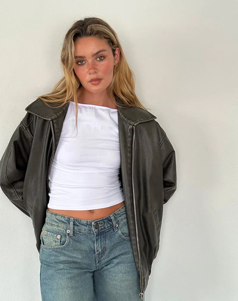 Amabon Long Sleeve Top in White sold by Motel Rocks product image thumbnail 4