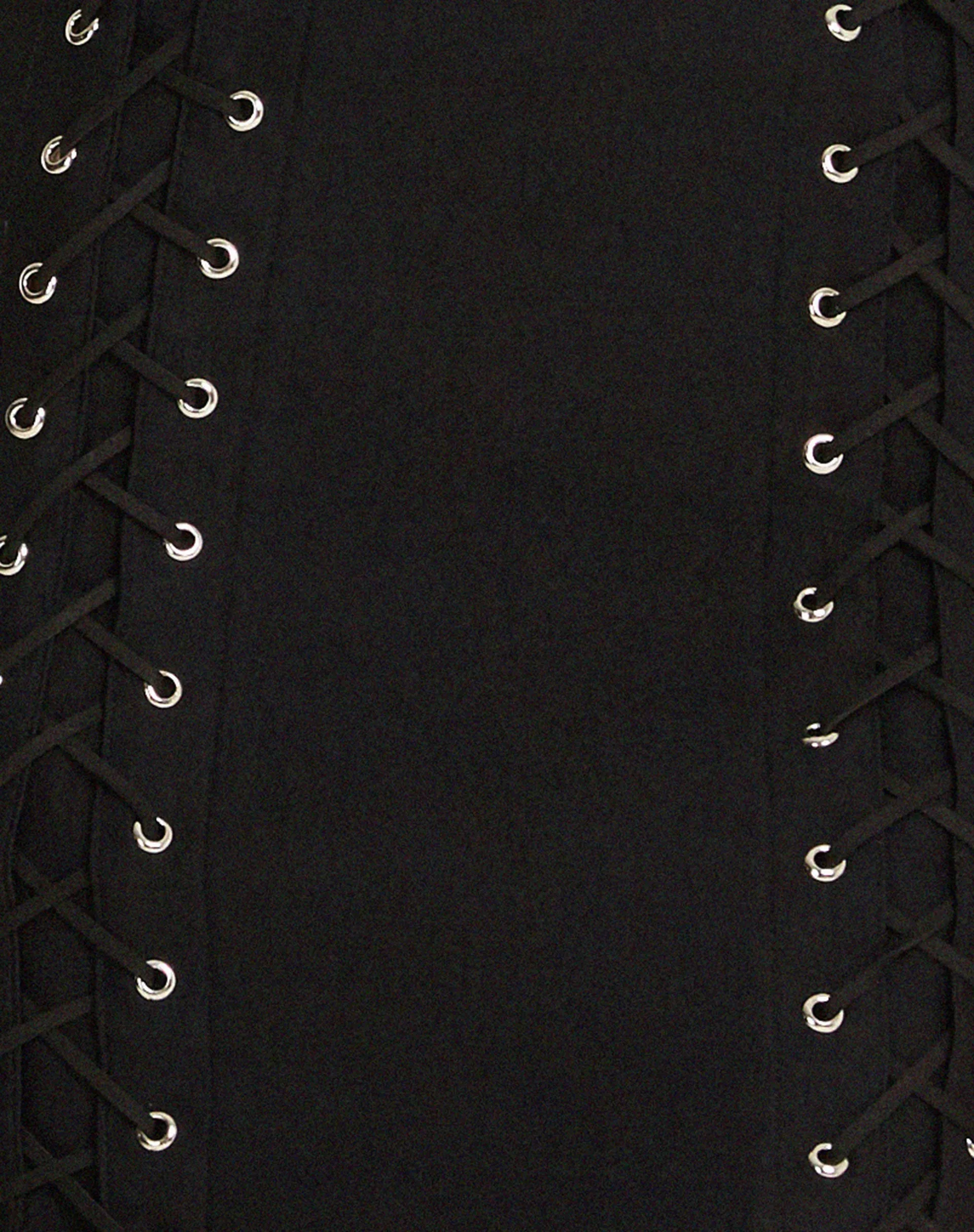 Alisa Mini Dress in Tailoring Black sold by Motel Rocks product image thumbnail 5