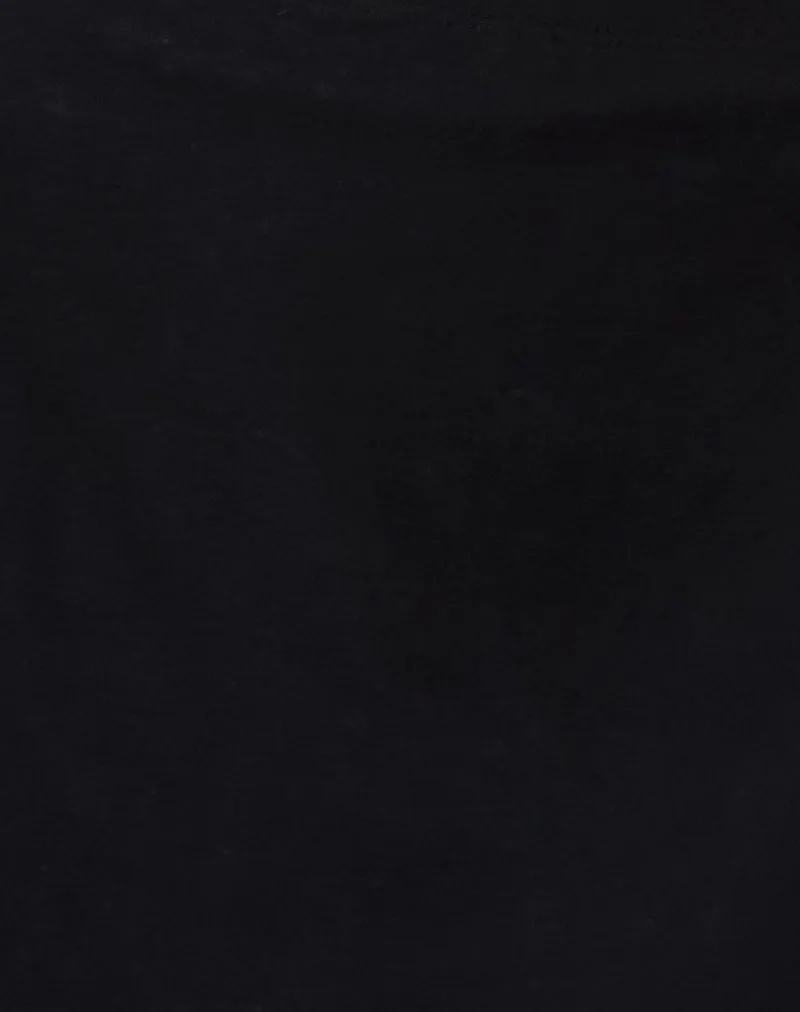 Nidya A-Line Mini Skirt in Black sold by Motel Rocks product image thumbnail 5