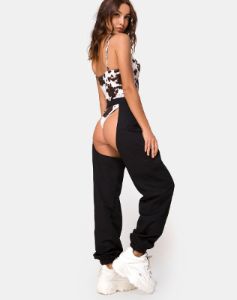 Jupo Trouser in Black sold by Motel Rocks