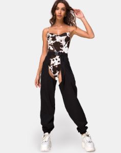 Jupo Trouser in Black sold by Motel Rocks