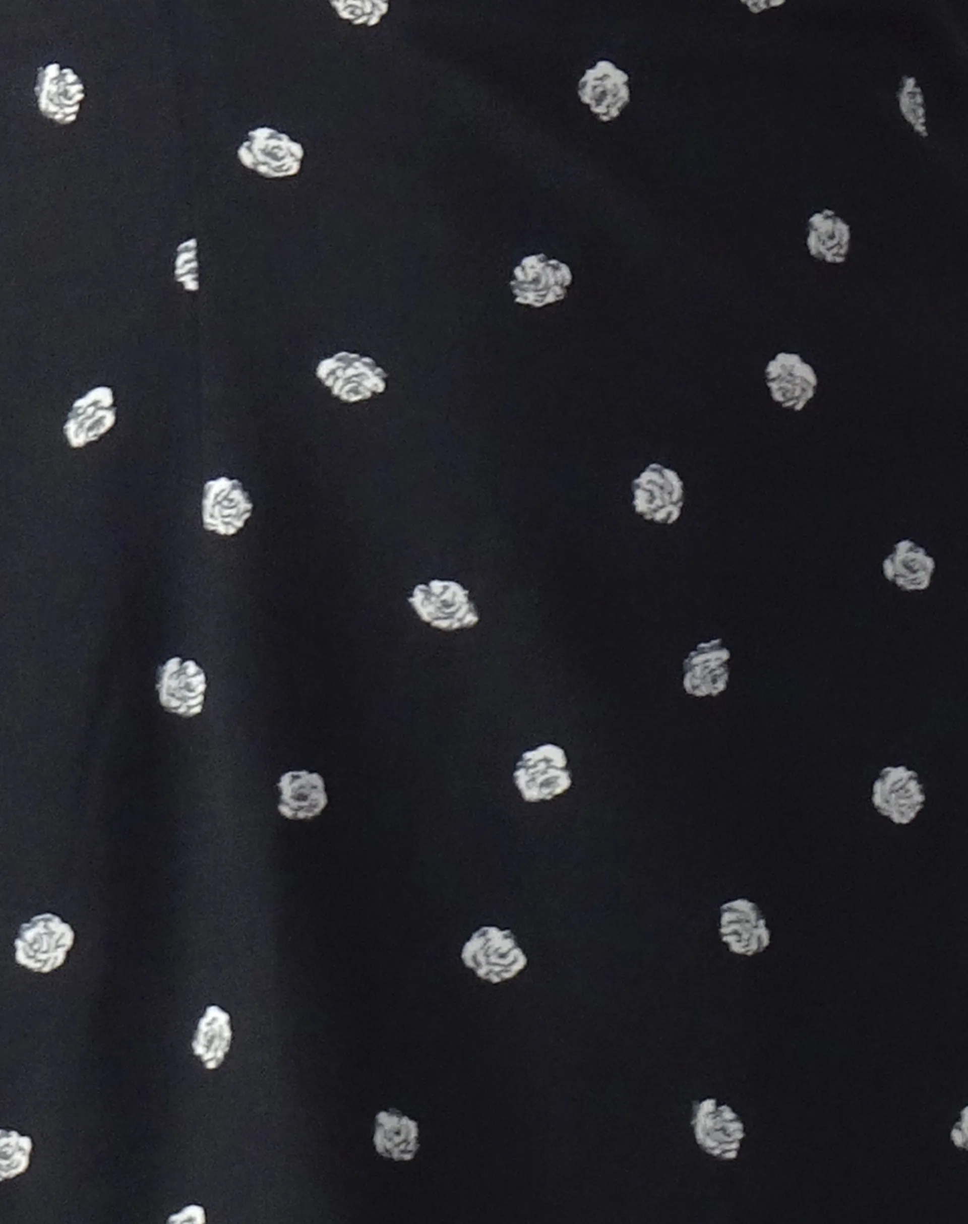 Yudia Bardot Mini Dress in Ditsy Rose Black sold by Motel Rocks product image thumbnail 5