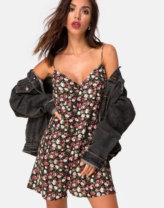 Sanna Slip Dress in Courtney Floral sold by Motel Rocks