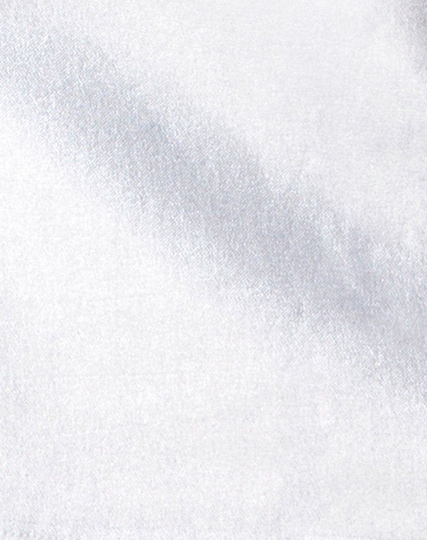 Ewi Mini Skirt in Silver Metallic sold by Motel Rocks product image thumbnail 5