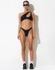 Vedo Bikini Top in Black sold by Motel Rocks