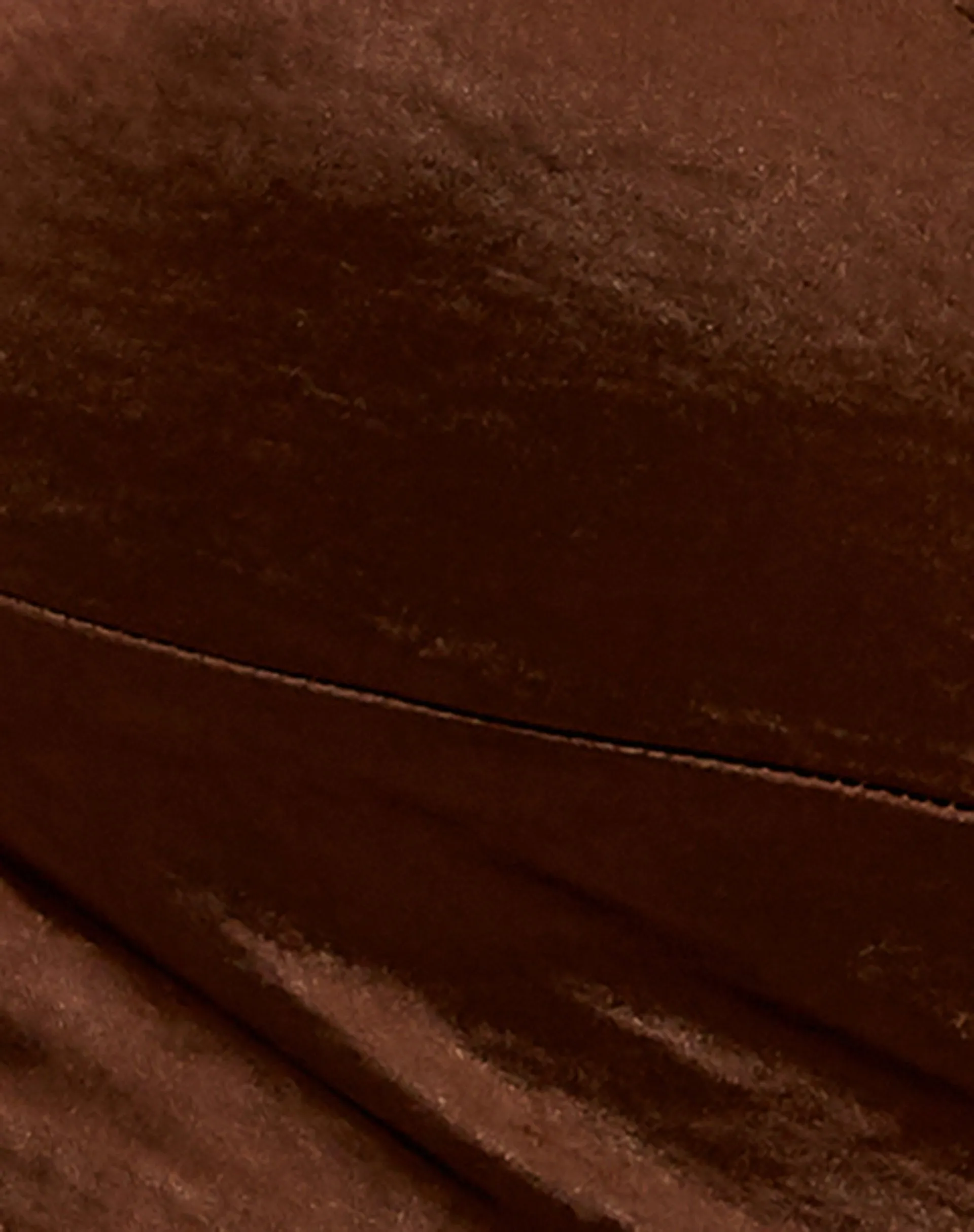 Halpi Crop Top in Satin Rich Brown sold by Motel Rocks product image thumbnail 5