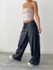 Chute Trouser in Parachute Black sold by Motel Rocks