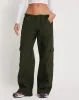 Hansa Cargo Trouser in Dark Olive sold by Motel Rocks