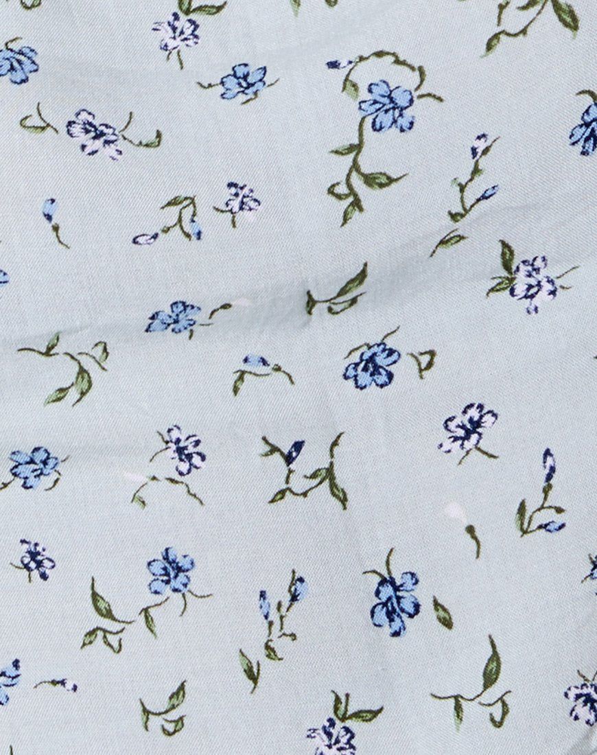 Nolda Top in Pretty Petal Green sold by Motel Rocks product image thumbnail 5