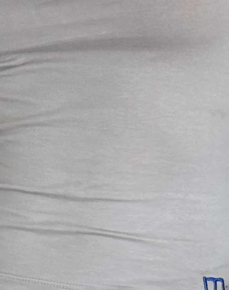 Bonija Long Sleeve Top in Grey with Cobalt Blue Piping sold by Motel Rocks product image thumbnail 5