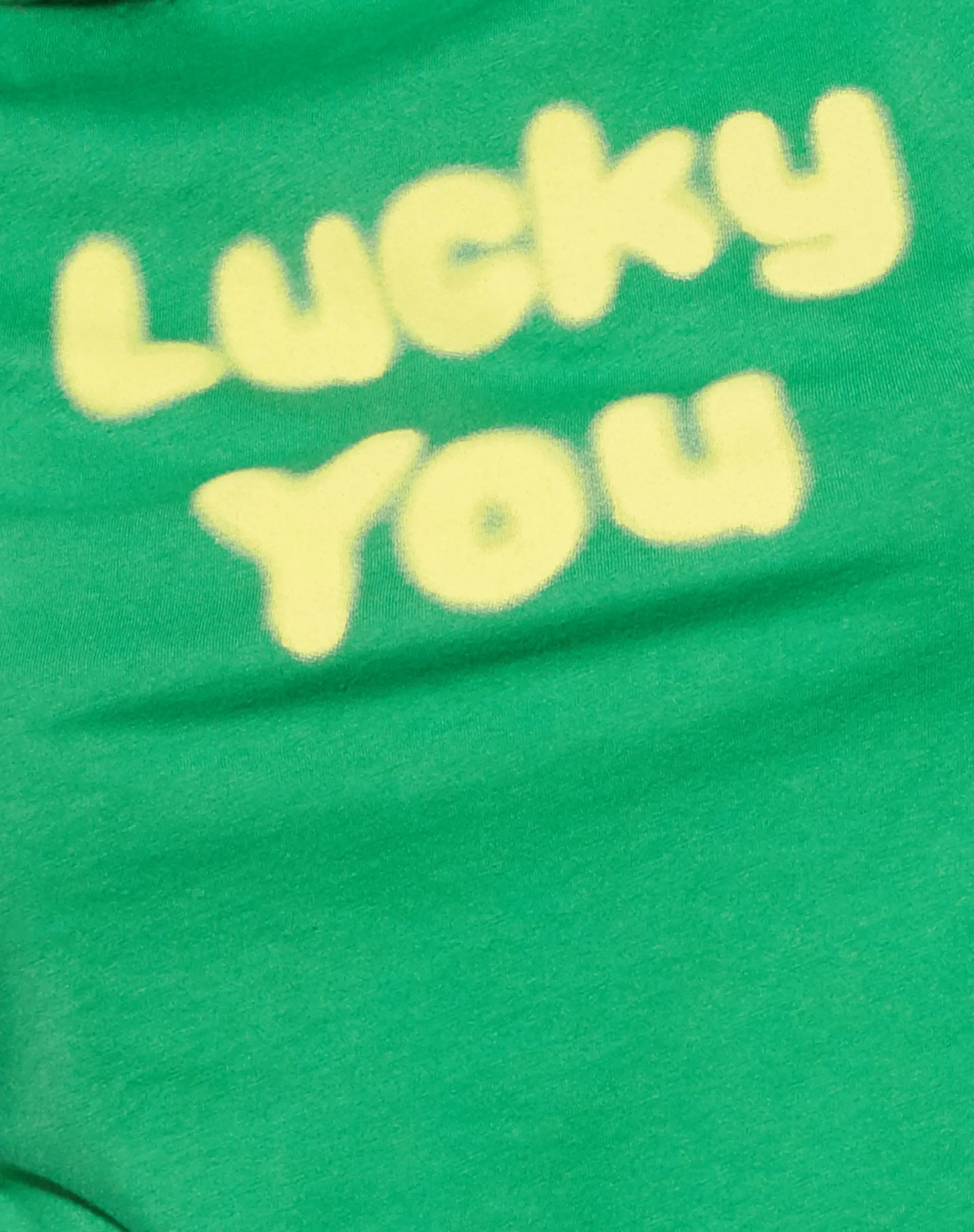 Shrunk Tee in Green Lucky you sold by Motel Rocks product image thumbnail 5